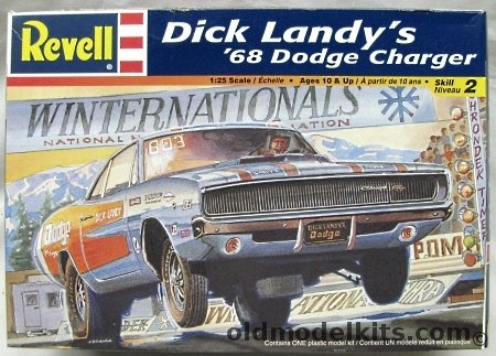 Revell 1/25 Dick Landy's '68 Dodge Charger (1968), 85-2573 plastic model kit